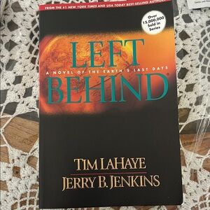 Chronicle Books 'Left Behind' Novel - Black and Orange Cover